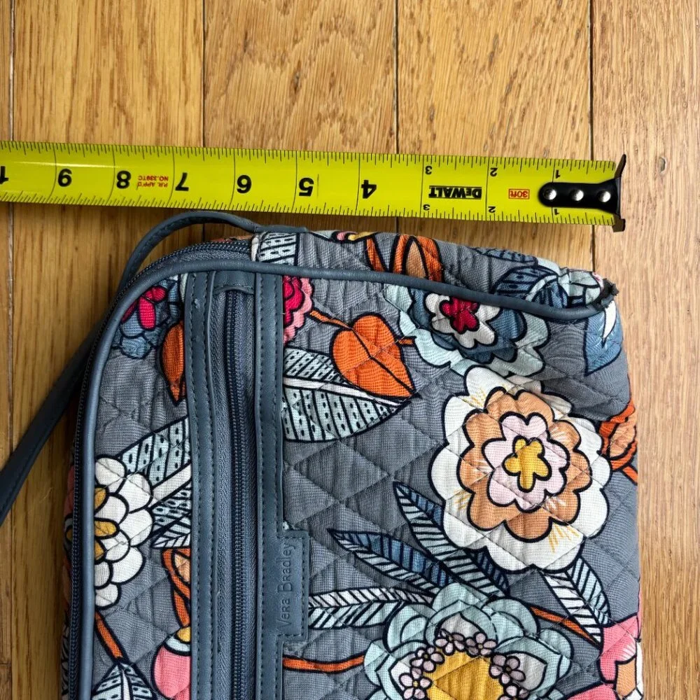 VERA BRADLEY Crossbody Bag Purse Quilted Cotton Tropical Evening